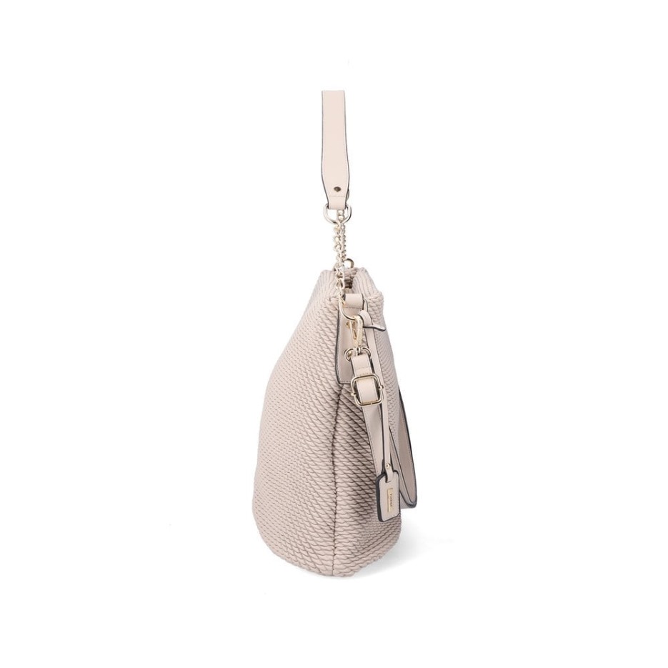 Beige Rieker H1331-60 Dame Beige Lynlåstaske