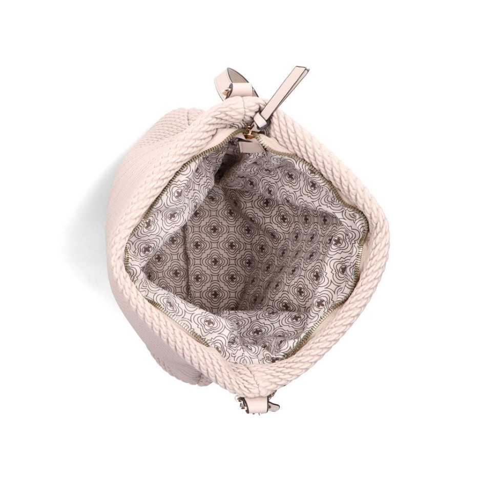 Beige Rieker H1331-60 Dame Beige Lynlåstaske