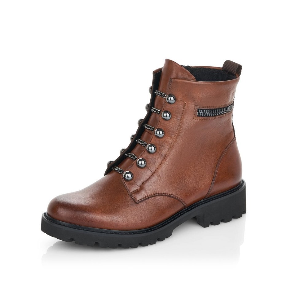 Rieker Brun Remonte D8670 Damestøvler