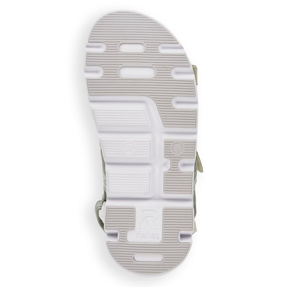 Rieker Grønne R-evolution V8402 Damesandaler