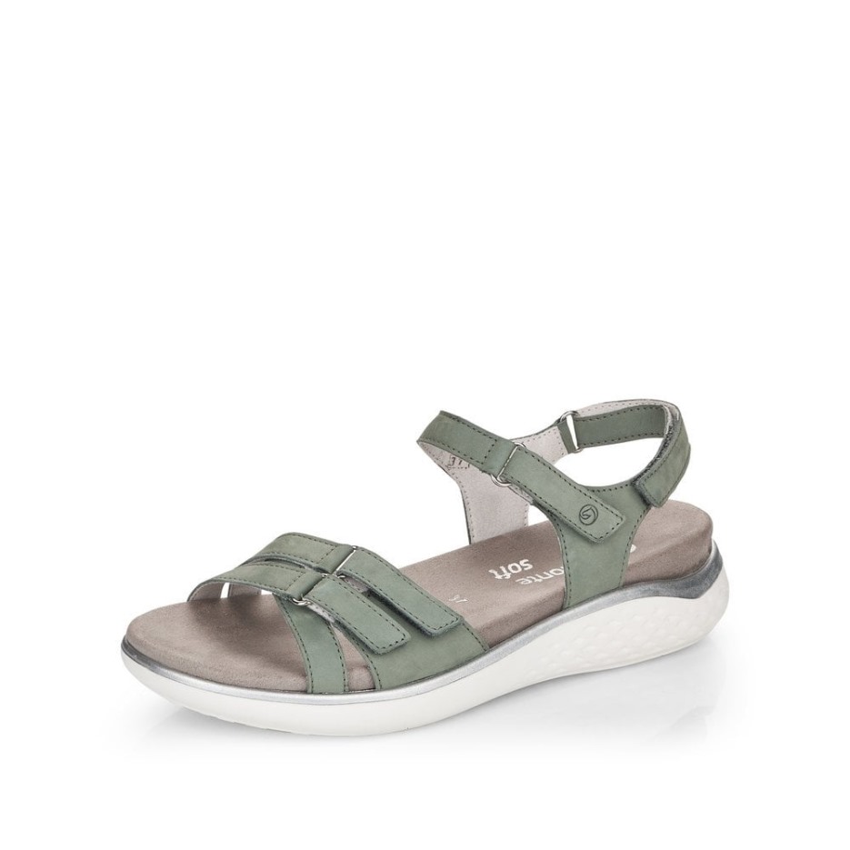 Rieker Grøn Remonte D7751 Damesandaler