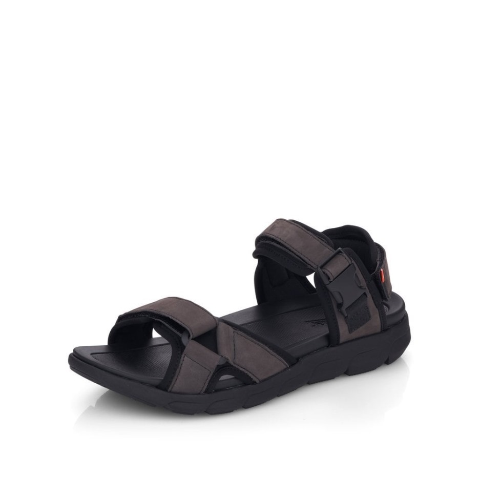 Rieker Grå R-evolution 20803 Herresandaler
