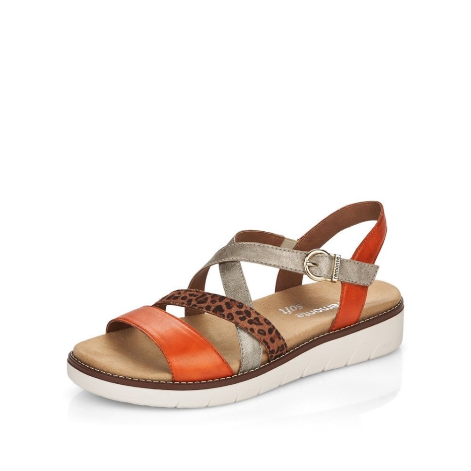 Rieker Metallic Remonte D2063 Sandaler Til Kvinder