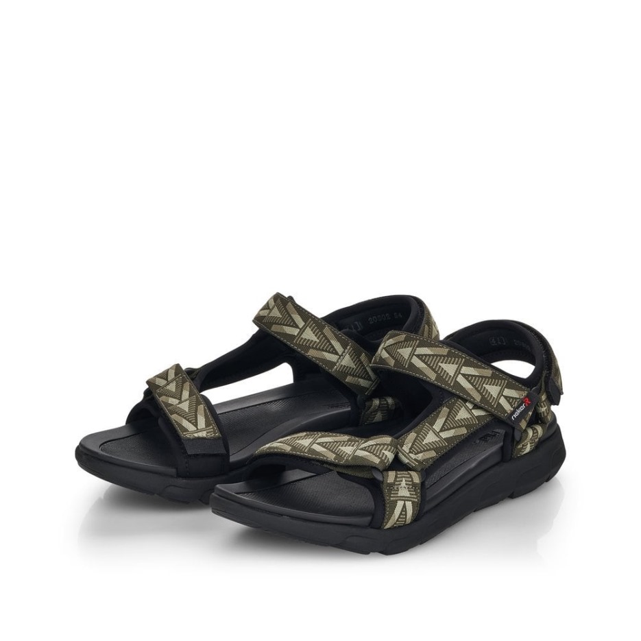 Rieker R-evolution 20802 Herresandaler Grønne