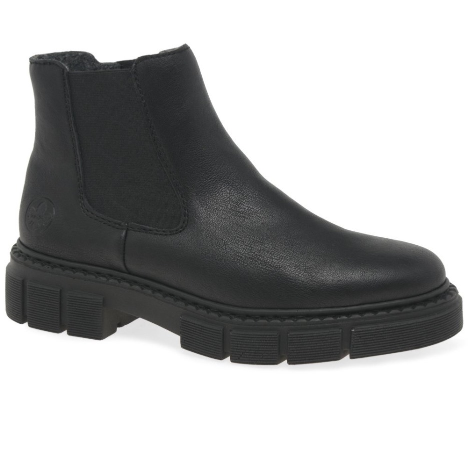 Rieker Sorte Remonte R2529 Sneakers Til Kvinder