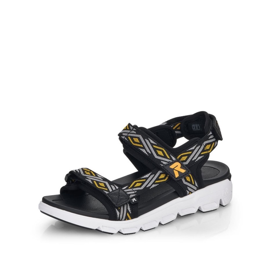 Rieker R-evolution V8402 Dame Sandaler Sort