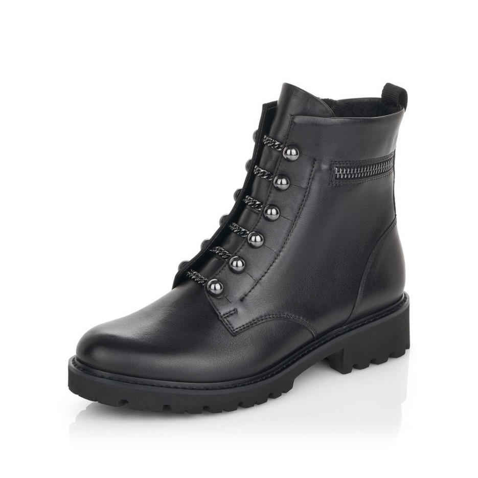 Rieker Remonte D8670 Damestøvler Sorte