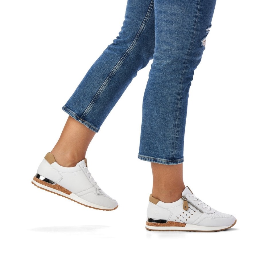 Rieker Remonte R2536 Damesko Hvid