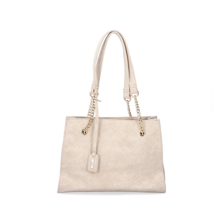 Rieker H1336-60 Kvinder Beige Lynlås Håndtaske Beige