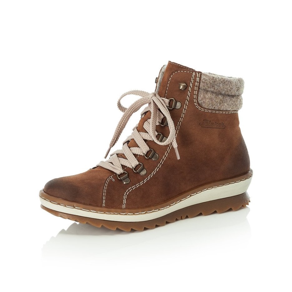 Rieker Lette Snøresko Blå