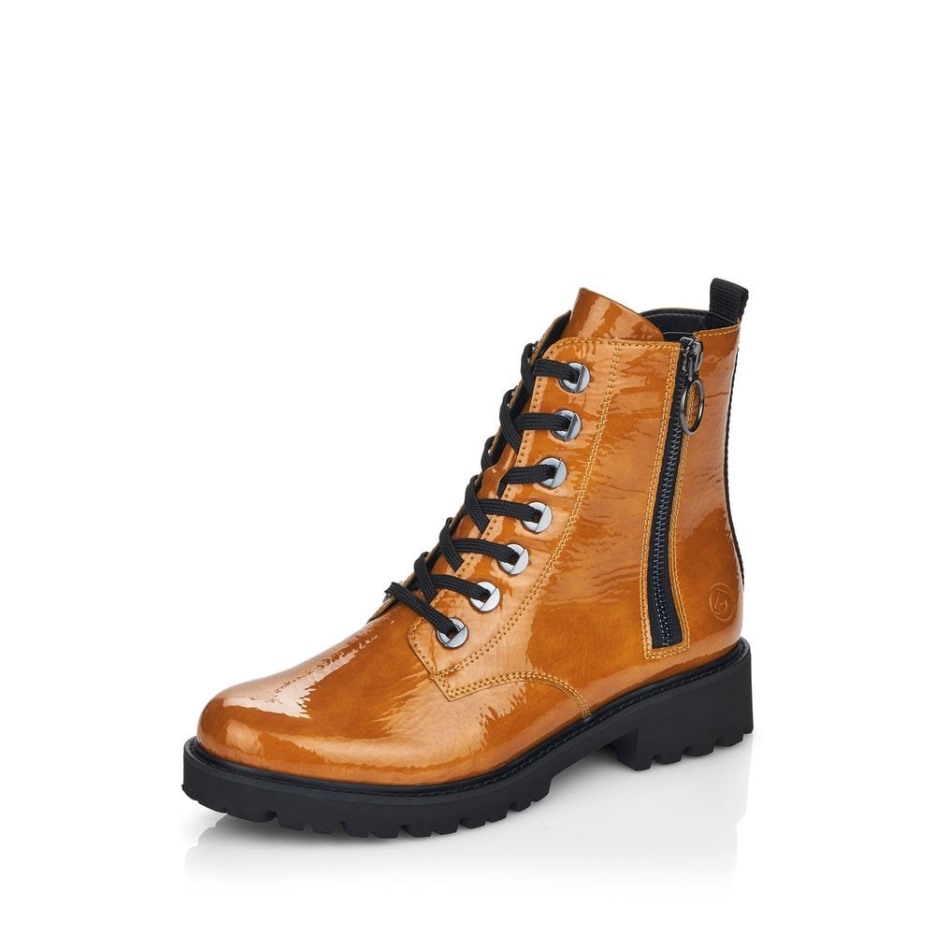 Rieker Gule Remonte D8671 Damestøvler