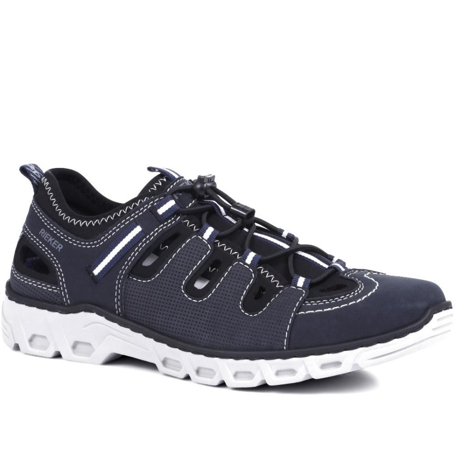 Rieker Afslappede Slip-on Sneakers Marineblå