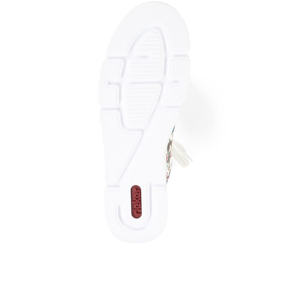 Rieker Floral Chunky Platform Trainers