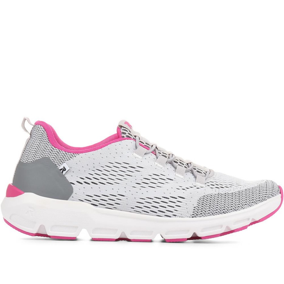 Rieker Grå Multi R-evolution Slip-on Sneakers