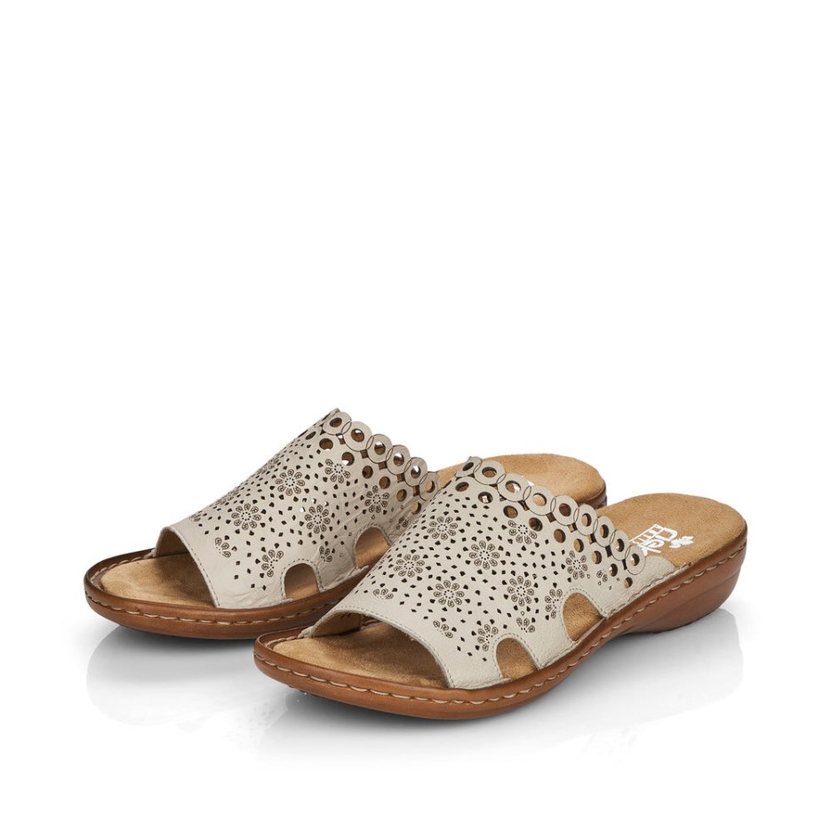 Rieker 608k6 Regina Hvid